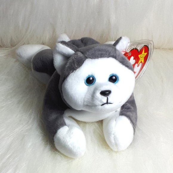 "Ty Beanie Baby" Nanook the Husky dog 1996 NWT - Picture 2 of 2
